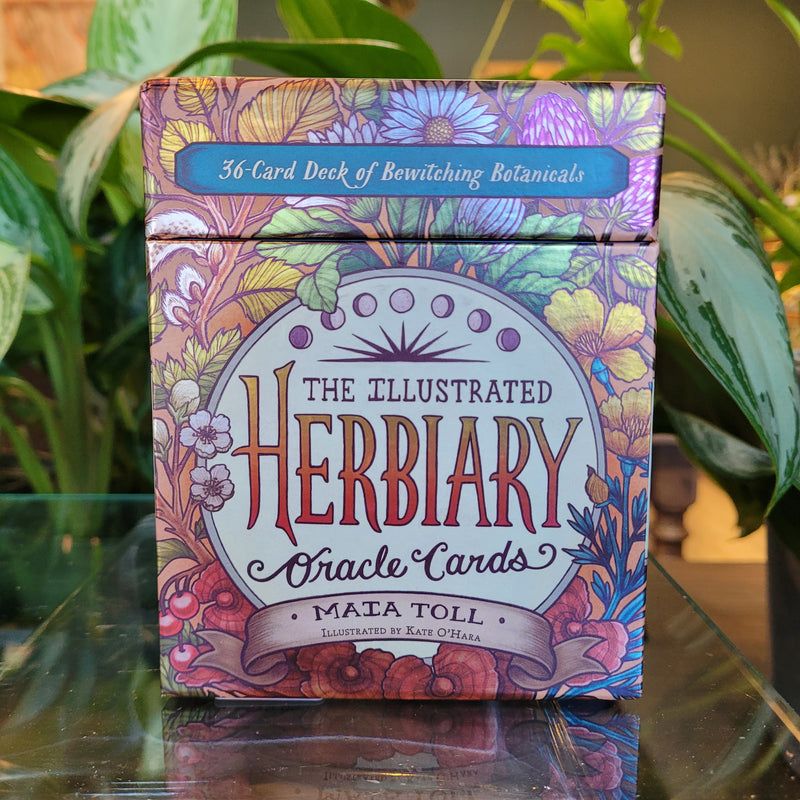 The Illustrated Herbiary Oracle Cards by Maria Toll