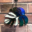 Monstera Leaf Stained Glass