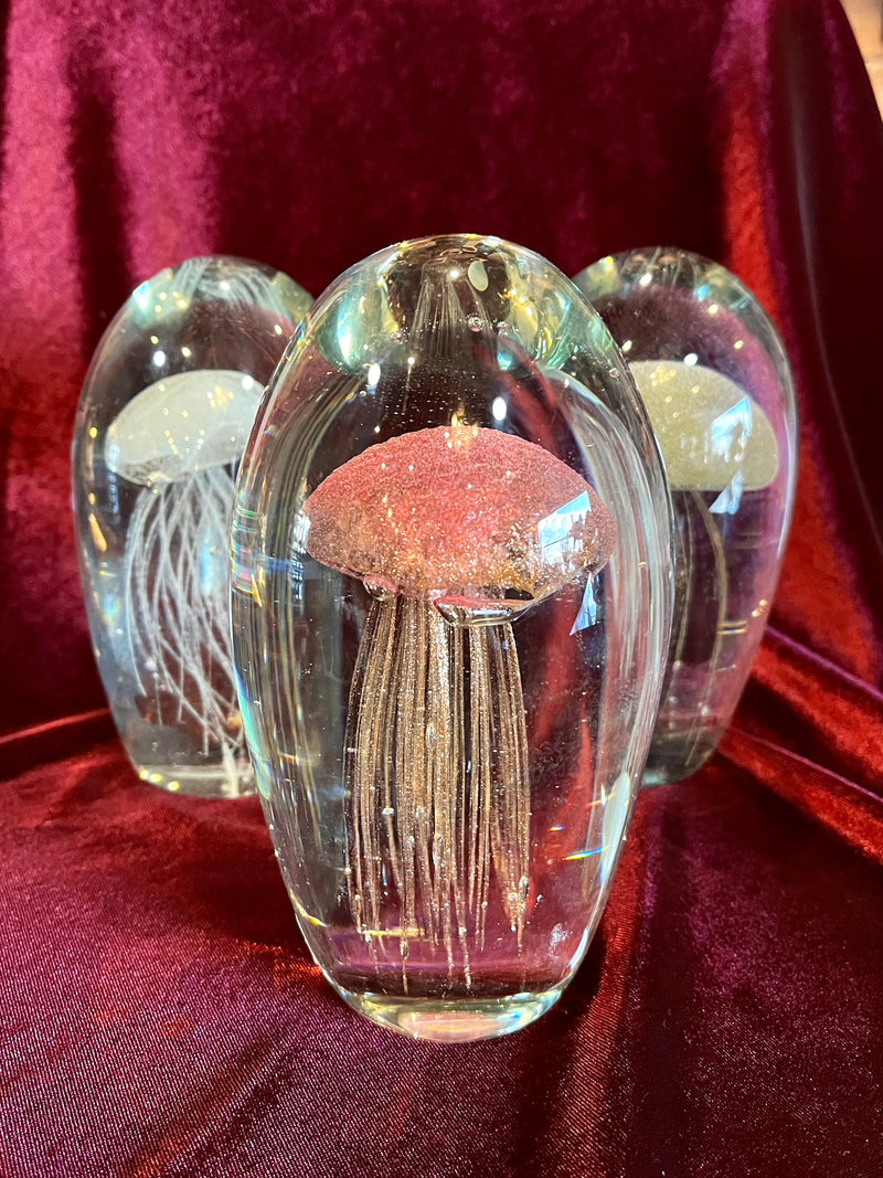 6.5" Glass Jellyfish