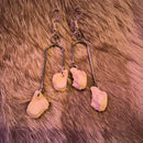 Bobcat Toe Bone Earrings