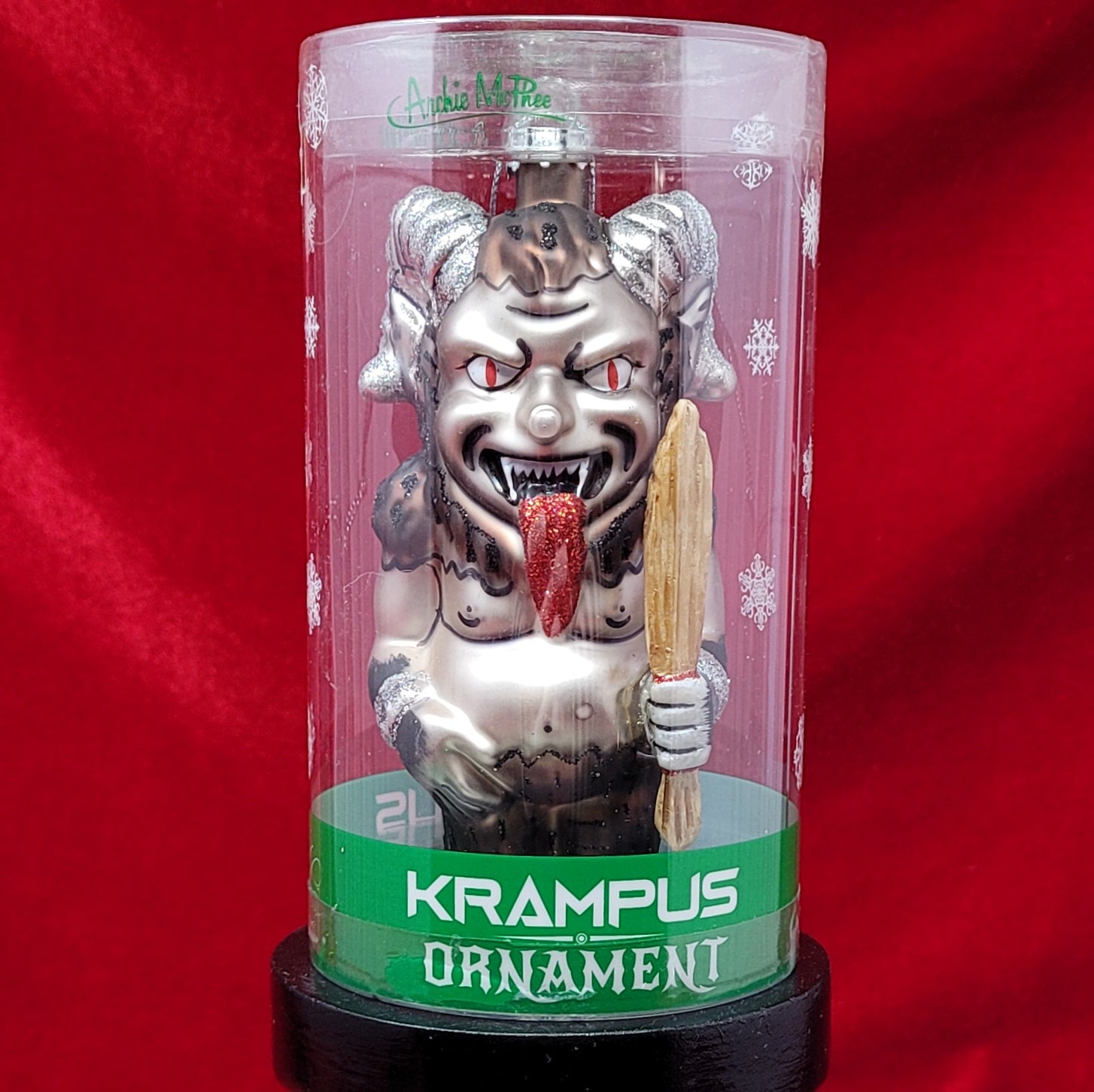 Krampus Clear Ornament Single ornament
