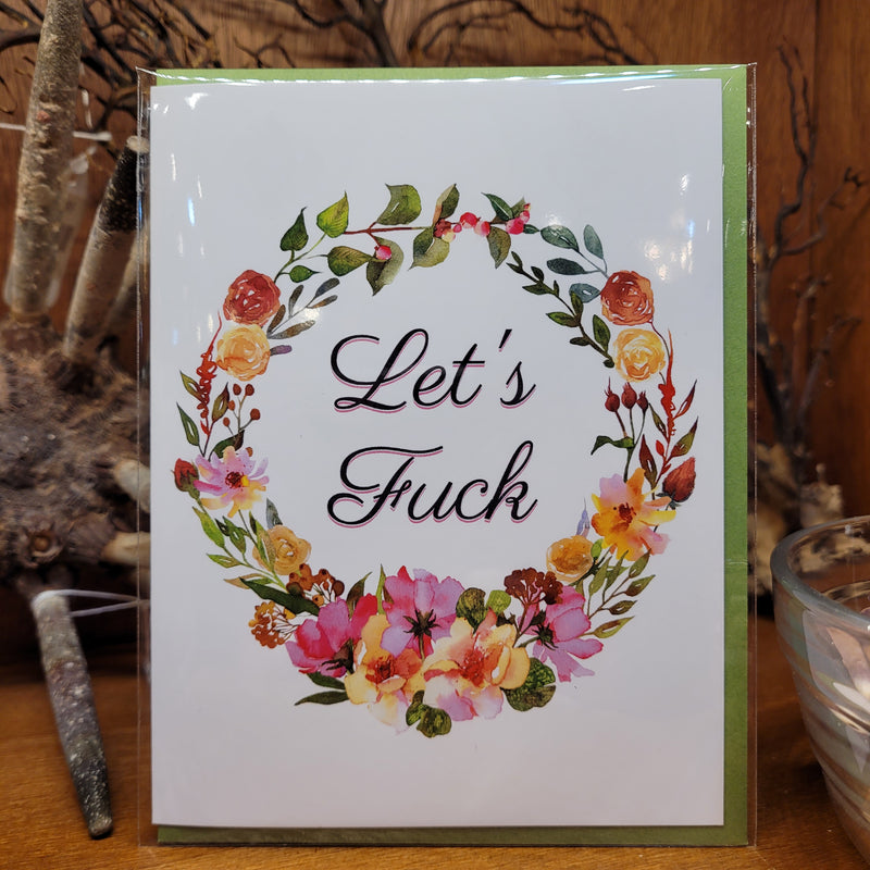 Let's Fuck Greeting Card