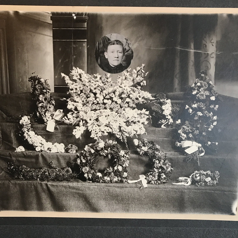 Antique Victorian Memento Mori Funeral Photograph - Curious Nature