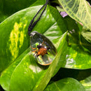 Spiny Spider Tear Drop Necklace