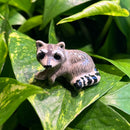 Mini Ceramic Raccoon Figurine
