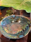 Snake vertebrae heart hoops