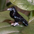 Mini Ceramic Raven Figurine
