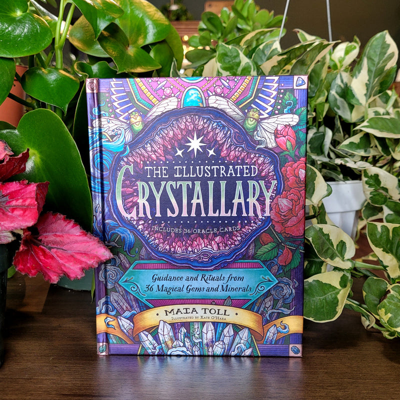 The Illustrated Crystallary: Guidance and Rituals from 36 Magical Gems & Minerals (Wild Wisdom) by Maia Toll