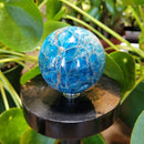 Blue Apatite Sphere