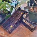 Celestial Wood Incense Burner Box