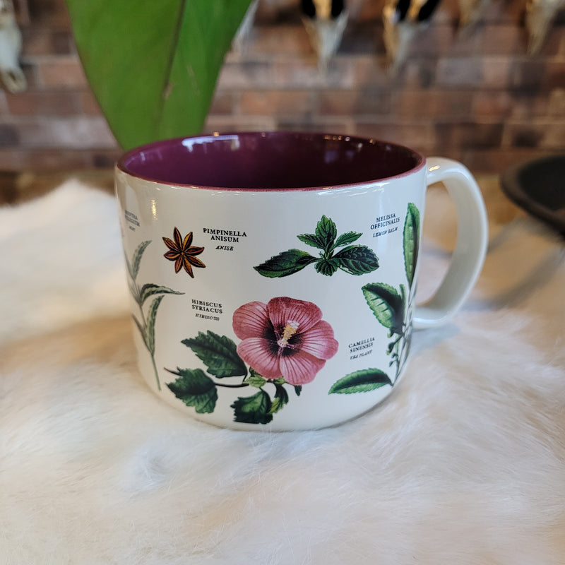 The Botany of Tea Ceramic Mug