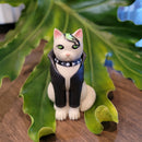 Goth Cat Figurine