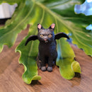 Goth Cat Figurine