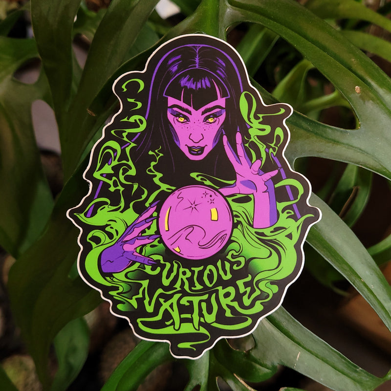 Curios Sticker Curious Nature Crystal Ball Sticker