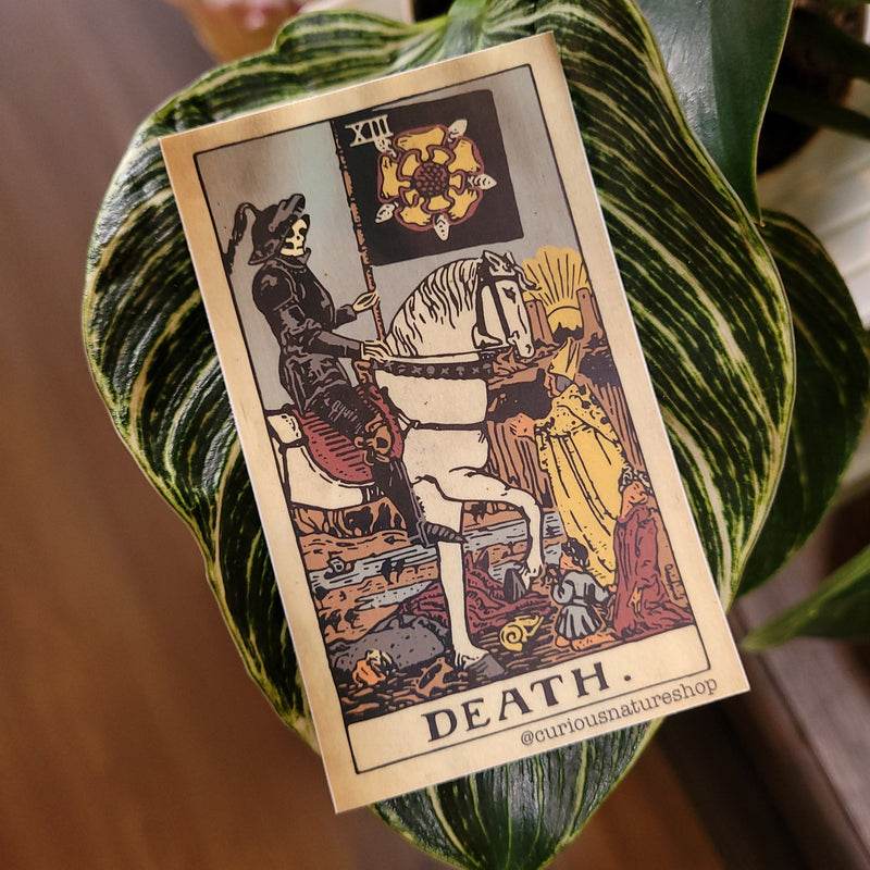 Death Tarot Card Sticker
