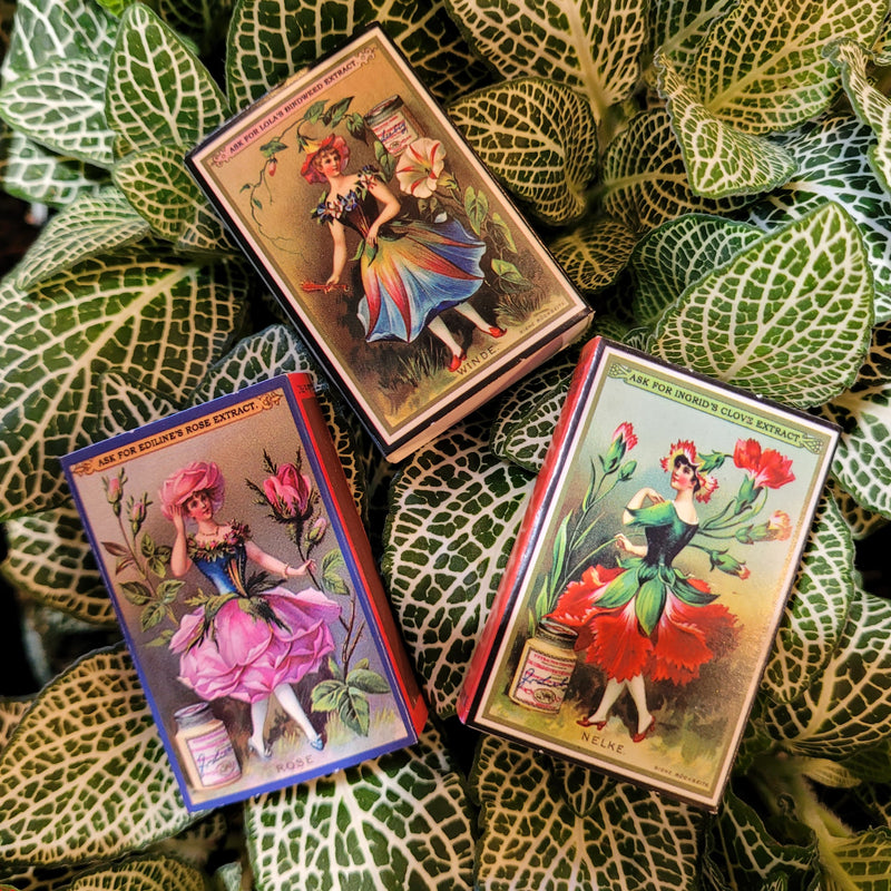 Mini Flower Women Matchboxes