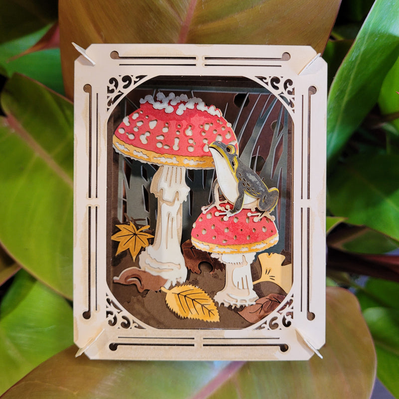 Frog and Mushroom Paper Theater