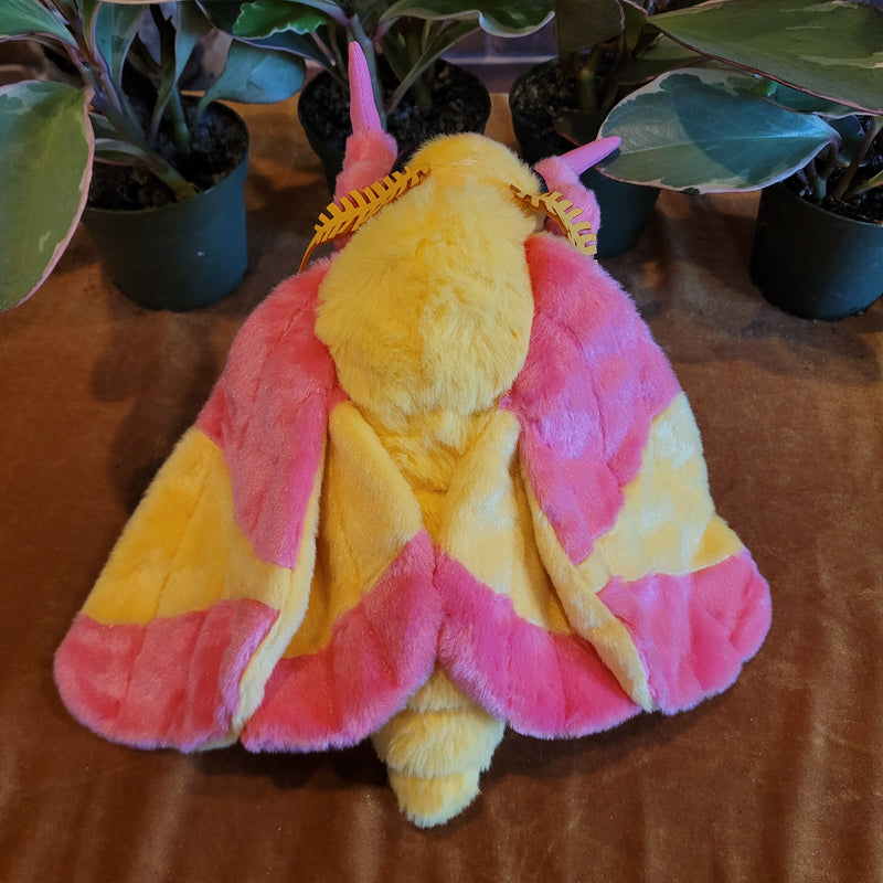 Lifelike Rosy Maple Moth Plush Toy