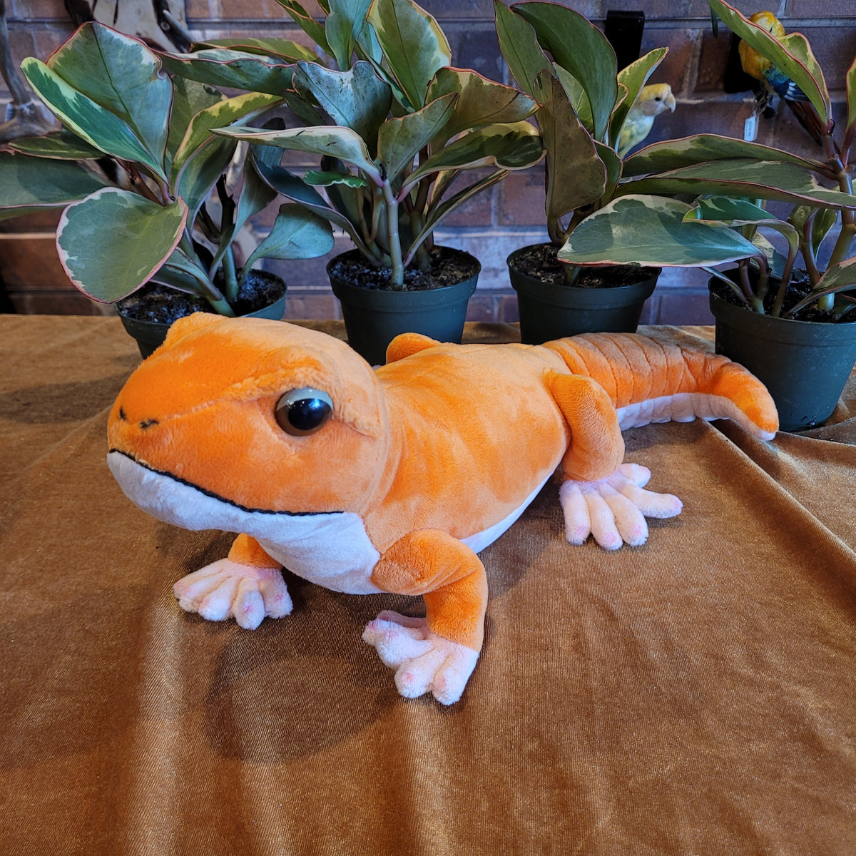 Lifelike Fat tail Gecko Plush Toy