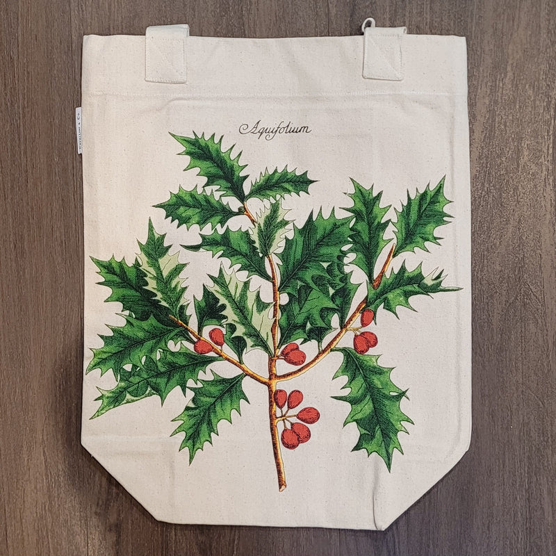 Vintage Holiday Illustration Tote Bag