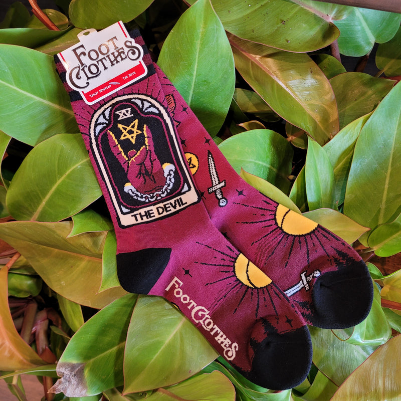 The Devil Tarot Nouveau Crew Socks