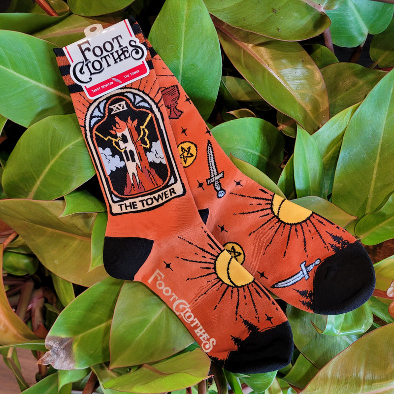 The Tower Tarot Nouveau Crew Socks