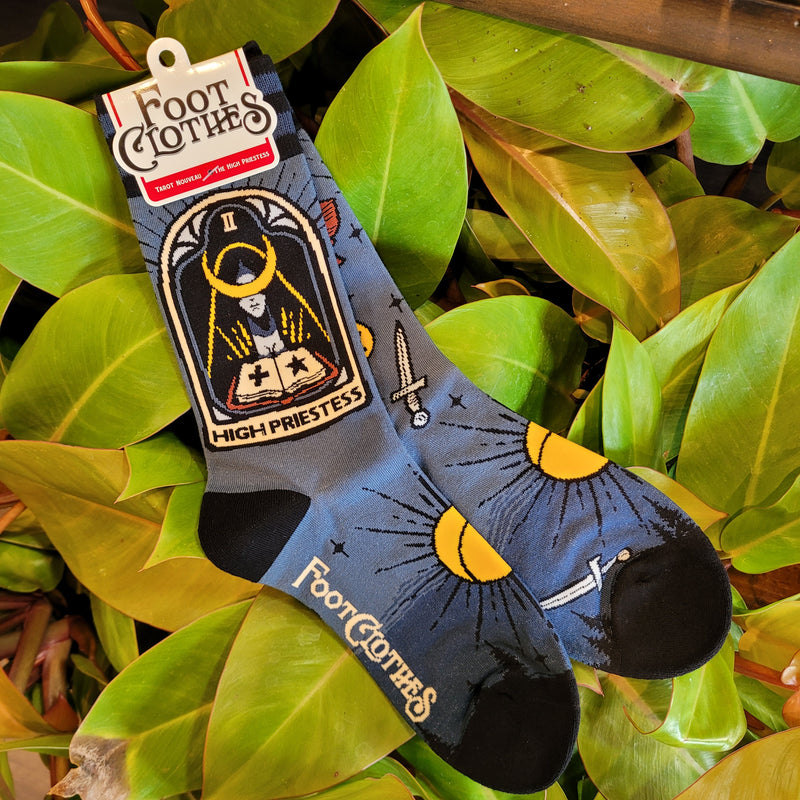 The High Priestess Tarot Nouveau Crew Socks