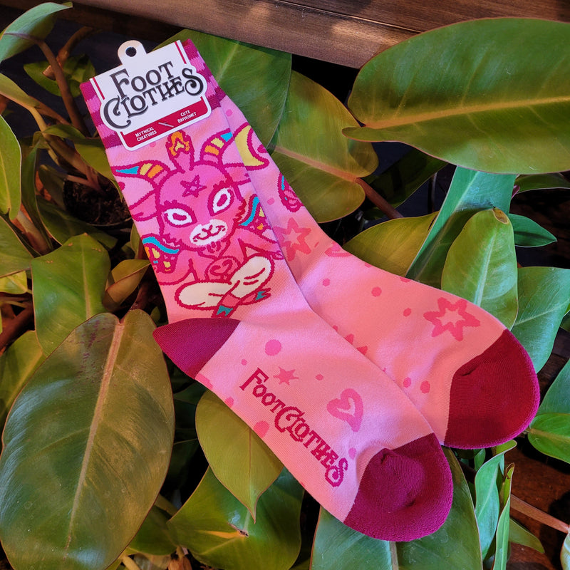 Cute Baphomet Crew Socks