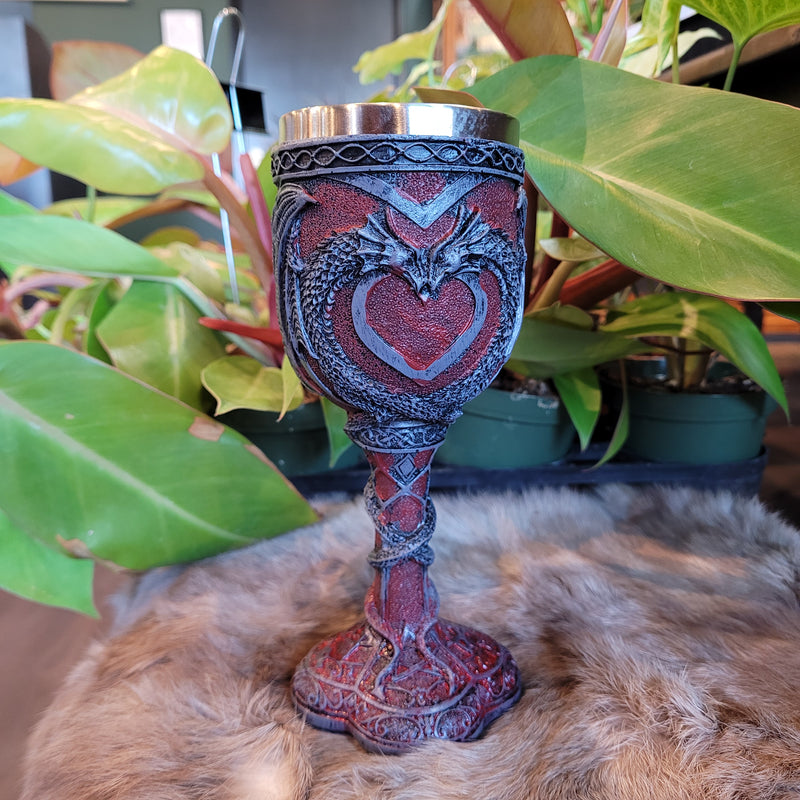 Medieval Dragon Heart Goblet