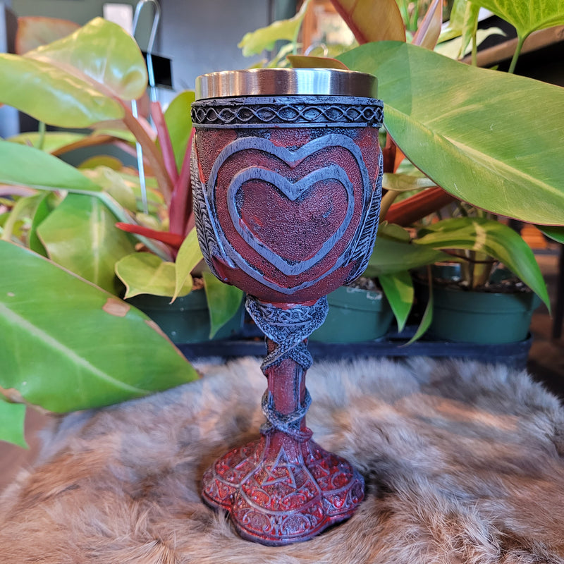 Medieval Dragon Heart Goblet