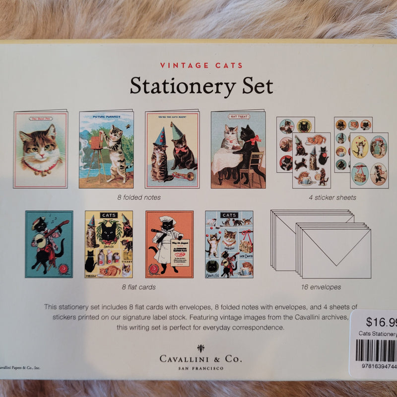 Cats Stationery Set