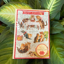 Happy Birthday Cat's Play Puzzle Greeting Card