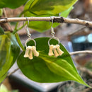 Triple Raccoon Toe Bone Earrings