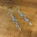 Quartz Hand & Spike Necklace