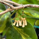 Triple Raccoon Toe Bone Earrings