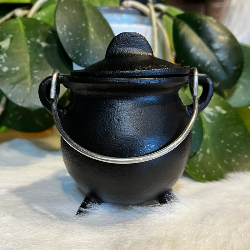 Cast Iron Cauldron with Lid