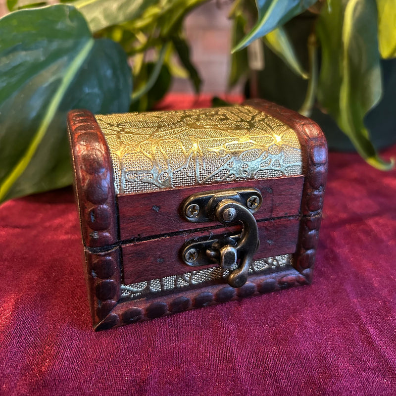 Small Antique Wooden Storage Box