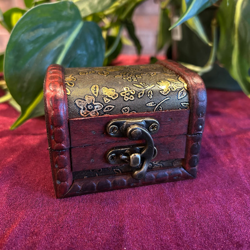 Small Antique Wooden Storage Box