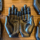 Black Cast Iron Two Hands Tray