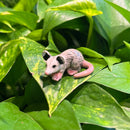 Mini Ceramic Opossum Figurine