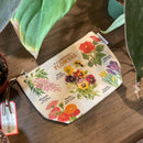Language of Flowers Zip Pouch