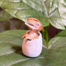 Mini Ceramic Dinosaur Egg Figurine