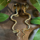 Cobra Snake Brass Handle