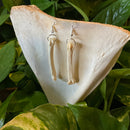 Coyote Paw Bone Earrings