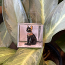 Mini Ceramic Egyptian Cat Figurine