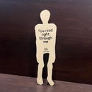 Skeleton Leather Bookmark