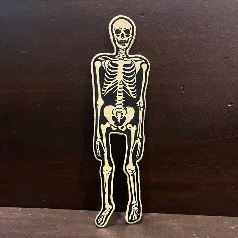 Skeleton Leather Bookmark