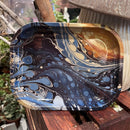 Marbled Blue Galaxy Trinket Tray