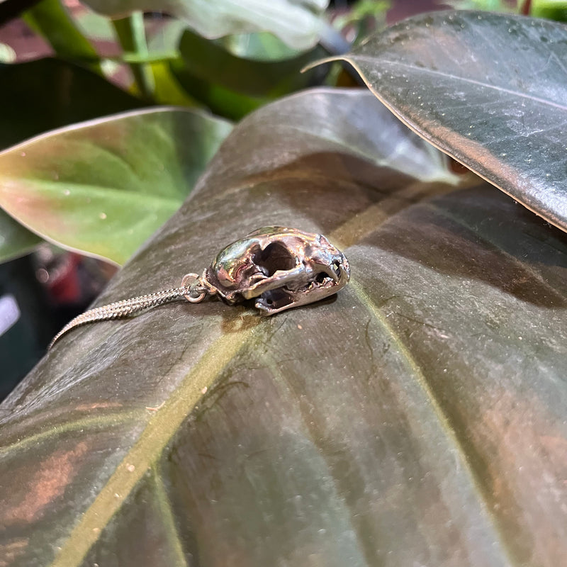 Mountain Lion Skull Necklace