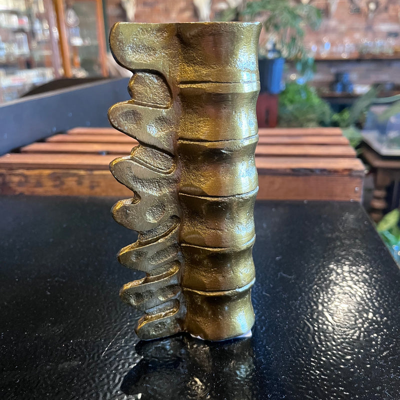 Golden Lumbar Candleholder